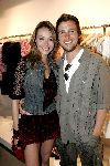 Amsterdam 19 mei 2004
Opening Dolce  Gabana winkel in Amsterdam. 
Winston Gerschtanowitz met Renate Verbaan met sexy jurk