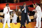 Amsterdam 26 mei 2004
Concert Rene Froger in de Arena   
Rene Froger met Gordon en Gerard Joling