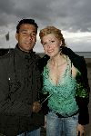Bloemendaal 12 mei 2004
Feestje van Leco  Zadelhoff in strandtent vroeger.
Ruud Gullit en Estelle Gullit