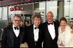 Rotterdam  10 mei 2004
Uitreiking Musical Awards in nieuw Luxor.
Seth Gaaikema met vriend en Haye v d Heyden met vrouw