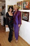 Hollandsche Rading 30 mei 2004
Opening expositie  Dominic Grant en Astrid Engels.
Sheila de Vries en Laura Fygi