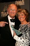 Rotterdam  10 mei 2004
Uitreiking Musical Awards in nieuw Luxor.
Simone Kleinsma en Joop v d Ende