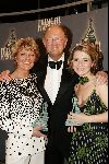 Rotterdam  10 mei 2004
Uitreiking Musical Awards in nieuw Luxor.
Simone Kleinsma en Joop v d Ende en Celine Purcell