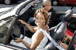 Amsterdam 19 mei 2004
Opening Dolce  Gabana winkel in Amsterdam. Sonja Silva in cabrio