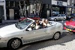 Amsterdam 19 mei 2004
Opening Dolce  Gabana winkel in Amsterdam. Sonja Silva in cabrio