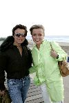Bloemendaal 12 mei 2004
Feestje van Leco  Zadelhoff in strandtent vroeger.
Suze Mens met moeder