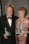 Rotterdam  10 mei 2004
Uitreiking Musical Awards in nieuw Luxor.
Vera Mann en Rob v d Meeberg