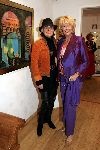 Hollandsche Rading 30 mei 2004
Opening expositie  Dominic Grant en Astrid Engels.
Sheila de Vries en Vivian Boelen