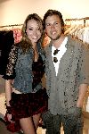 Amsterdam 19 mei 2004
Opening Dolce  Gabana winkel in Amsterdam. 
Winston Gerschtanowitz met Renate Verbaan met sexy jurk