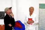 Laren 16 mei 2004
Presentatie boek Sjoerd Pleijsier.  Sjoerd metAnita Witsier