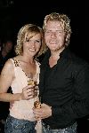 Amsterdam 19 mei 2005
Presentatie cd  Bastiaan Ragas.
Bastiaan met Tooske Breugem en champagne