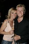 Amsterdam 19 mei 2005
Presentatie cd  Bastiaan Ragas.
Bastiaan met Tooske Breugem en champagne