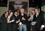 Amsterdam 19 mei 2005
Presentatie cd  Bastiaan Ragas.
Bastiaan met band en champagne