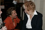 Amsterdam 30 mei 2005
Presentatie Boek Mary Dresselhuys in schouwburg amsterdam.
Janine v d Ende en Ellen Vogel