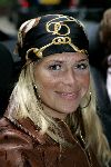 Vierhouten 29 mei 2005
Rally met cabrio's vanwege 10 jarig bestaan Beau Monde.
Estelle Gullit met hoofddoekje