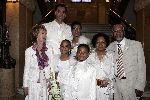 Rotterdam 20 mei 2005
Trouwen Franklin Brown op stadhuis Rotterdam.
Franklin Brown met gezin en wederzijdse ouders