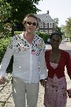 Joure 28 mei 2005
Trouwen Yvonne Jaspers en Peter v d Beukering.
Gijs Staverman zijnvriendin Pearl
