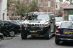 Amsterdam 17 mei 2005
Henk Spaan in hummer jeep