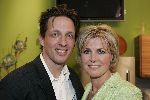 Houten 19 mei 2006
Opening house of talent van Irene Moors.
Irene Moors met man barry
