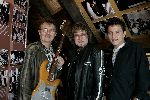 Volendam 13 mei 2005
Opening Paling sound museum. Jan Smit  Piet Veerman en Jan Tuyp