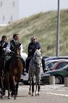 Katwijk 29 mei 2005
Koningin Beatrix paard rijden op het strand van katwijk.
