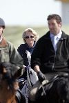 Katwijk 29 mei 2005
Koningin Beatrix paard rijden op het strand van katwijk.