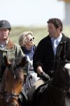 Katwijk 29 mei 2005
Koningin Beatrix paard rijden op het strand van katwijk.