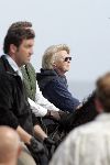 Katwijk 29 mei 2005
Koningin Beatrix paard rijden op het strand van katwijk.