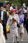 Scheveningen 30 april 2005
Koningin Beatrix in Scheveningen met familie.
Koningin Beatrix lachend en Wim Deetman