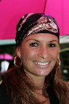 Vierhouten 29 mei 2005
Rally met cabrio's vanwege 10 jarig bestaan Beau Monde.
Leontine Borsato met hoofddoek