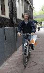 Amsterdam 19 mei 2005
Maarten Spanjer op fiets