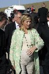 Scheveningen 9 juni 2005
Maxima  zwanger en Prins Willem Alexander bij strandtent Wij.
Feestje van Wapem.