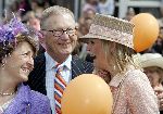 Scheveningen 30 april 2005
Koningin Beatrix viert 25 jarig jubileum.
Maxima Margriet en Pieter v Vollenhoven