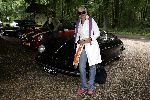 Vierhouten 20 mei 2005
Rally met cabrio's vanwege 10 jarig bestaan Beau Monde.
Monique des Bouvrie met porsche cabrio uit 1972