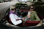 Vierhouten 20 mei 2005
Rally met cabrio's vanwege 10 jarig bestaan Beau Monde.
Monique des bouvrie met porsche cabrio uit 1972