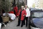 Amsterdam 11 mei 2005
Frans Molenaar feestje 65 jaar bij Le garage.
Nelly Frijda met hond en Frans Mulder