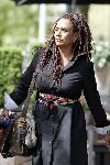 Amsterdam 10 mei 2005
Patty Brard met rasta haar op cornelis schuytstraat