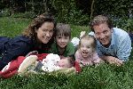 Amsterdam 1 mei 2005
Paulien Huizinga met Michiel Mol en hun kinderen Paul Myrthe en Pieter.