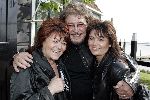 Volendam 13 mei 2005
Opening Paling sound museum.   Piet Veerman met vrouw en dochter