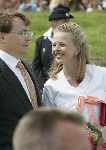 Scheveningen 30 april 2005
Koningin Beatrix viert 25 jarig jubileum.
Prins Friso en Mabel Wisse Smit