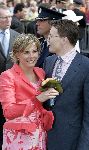 Scheveningen 30 april 2005
Koningin Beatrix in Scheveningen met familie.
Prinses laurentien en Prins Constantijn