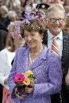 Scheveningen 30 april 2005
Koningin Beatrix in Scheveningen met familie.
Prinses Margriet
