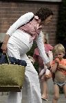 Amsterdam  26 mei 2005
Prinses Marilene hoogzwanger met Lucas en anna