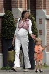 Amsterdam  26 mei 2005
Prinses Marilene hoogzwanger met Lucas
