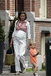 Amsterdam  26 mei 2005
Prinses Marilene hoogzwanger met Lucas en anna