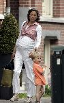 Amsterdam  26 mei 2005
Prinses Marilene hoogzwanger met Lucas