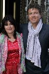 Amsterdam 11 mei 2005
Frans Molenaar feestje 65 jaar bij Le garage.
Robert ten Brink met vrouw Roos