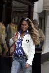Amsterdam 11 mei 2005
Silvie Meis op pc Hooftstraat  en Dani Bles
