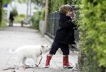 Amsterdam 11 mei 2005
Thijmen Oerlemans met hond evert
