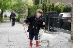 Amsterdam 11 mei 2005
Thijmen Oerlemans met hond evert